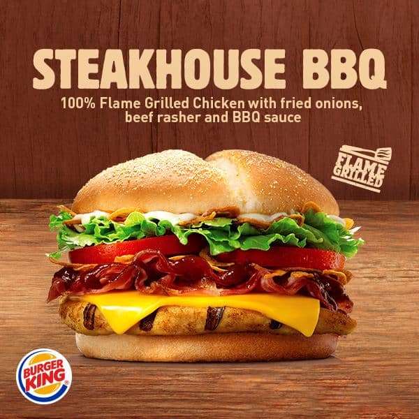 Burger King Promo Menu Baru Steakhouse BBQ dengan Harga Spesial