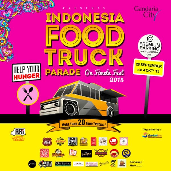 Indonesia Food Truck Parade on Fimela Fest 2015 di Gandaria City