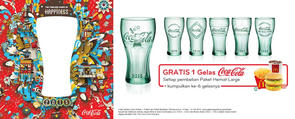 McDonalds Promo Gratis 1 Gelas Coca Cola