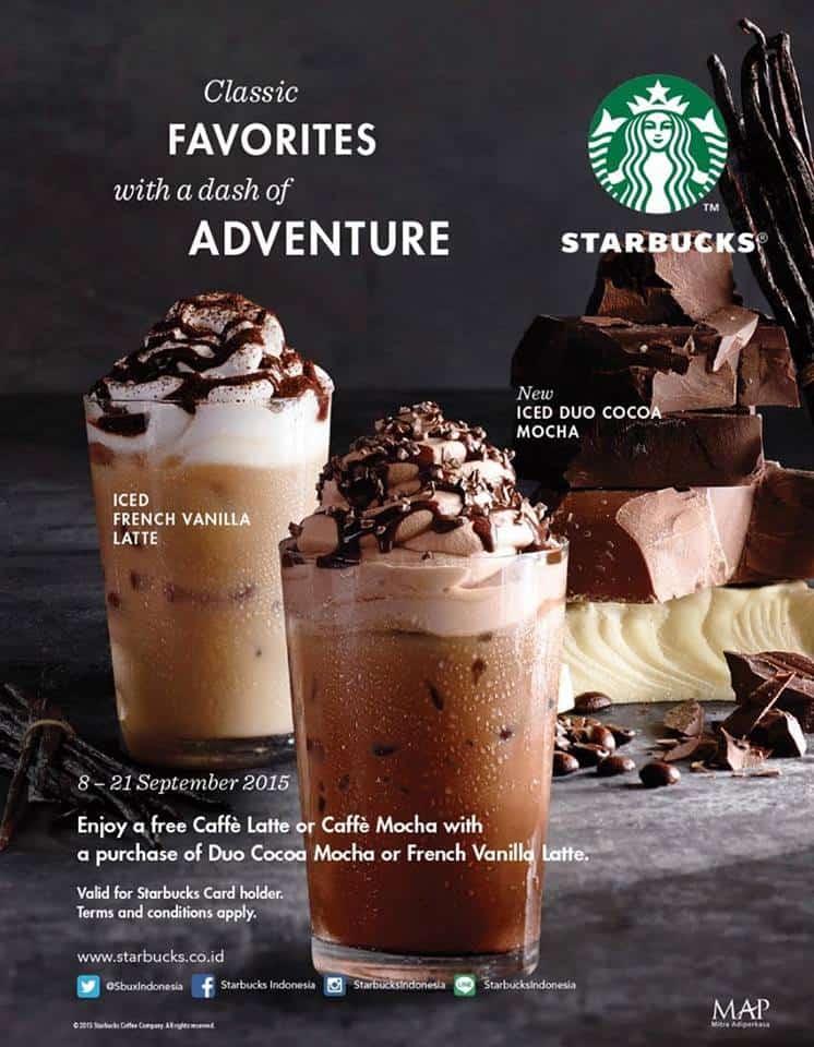 Starbucks Promo Special Offer Buy 1 Get 1