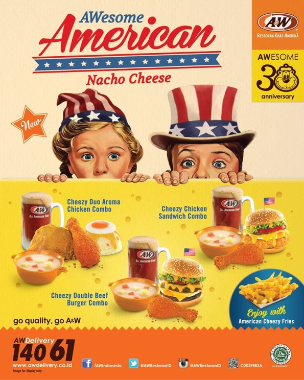 A&W Restaurant Promo AWesome American Nacho Cheese