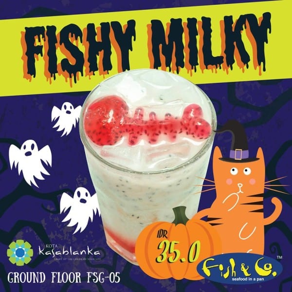 Fish & Co Promo Fishy Milky Edisi Halloween Hanya Rp. 35.000,-