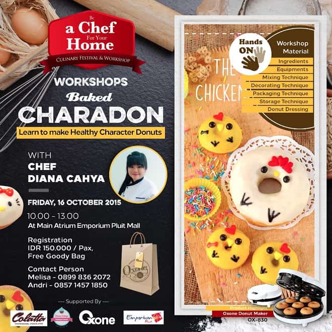 Workshops Baked Charadon ‘Be a Chef For Your Home’