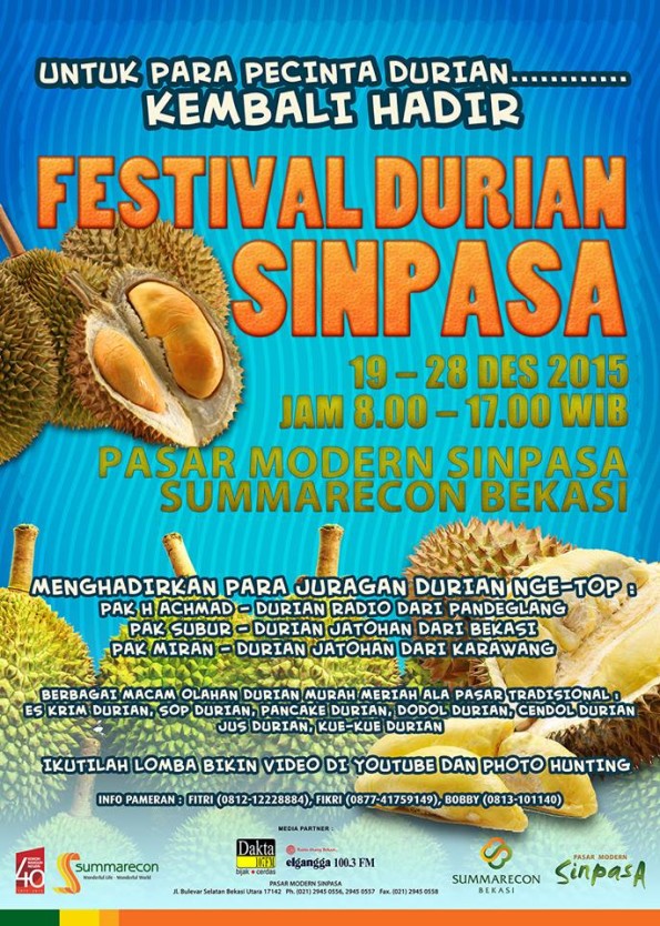 Festival Durian Sinpasa Bekasi