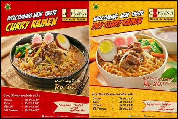 Gokana Ramen Restaurant Promo New Taste Mulai Rp. 28.182,-