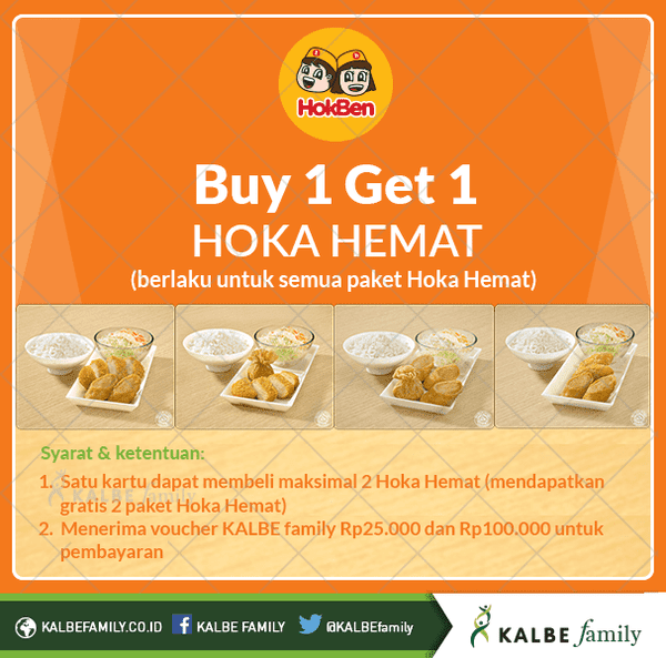 Hoka Hoka Bento Promo Buy 1 Get 1 Hoka Hemat