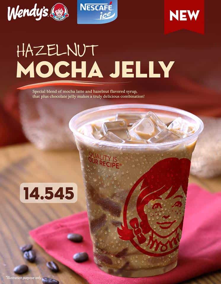 Wendy’s Promo Minuman Baru Hazelnut Mocha Jelly Hanya Rp. 14.545,-