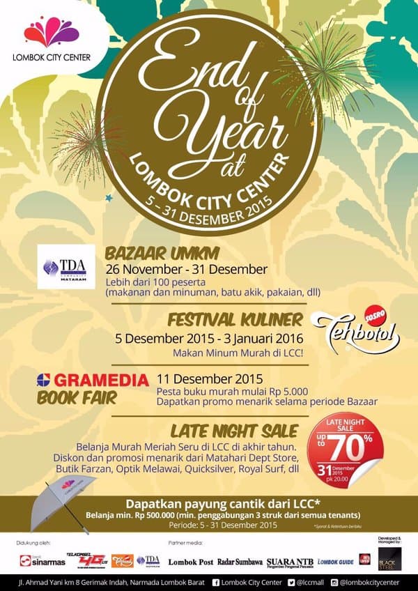Festival Kuliner End of Year di Lombok City Center