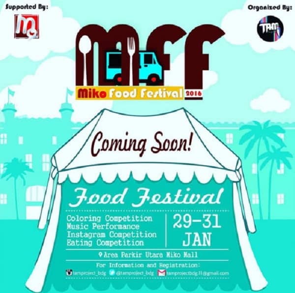 MFF Miko Food Festival 2016 di Miko Mall Bandung