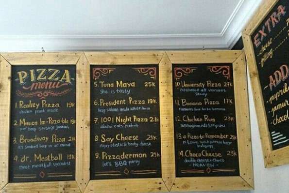 Menu Panties Pizza