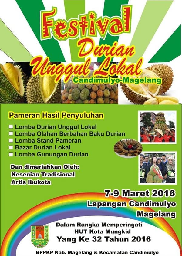 Festival Durian Unggul Lokal di Candimulyo Magelang