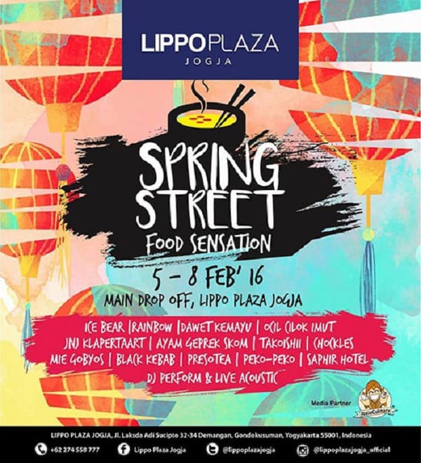 Spring Street Food Sensation di Lippo Plaza Jogja