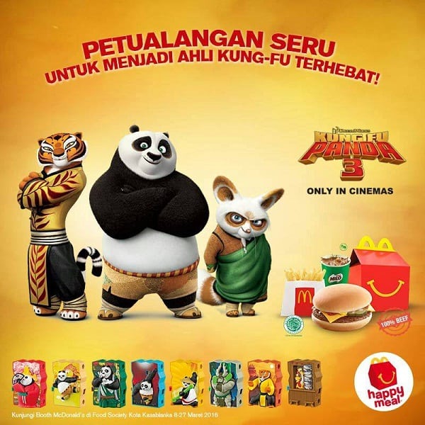 McDonalds Promo Spesial Kungfu Panda 3