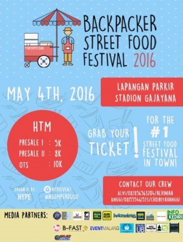 katalogkuliner Backpacker Street Food Festival 2016