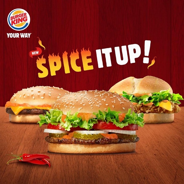 katalogkuliner Burger King Promo Spice It Up Harga Mulai Rp. 20.000an