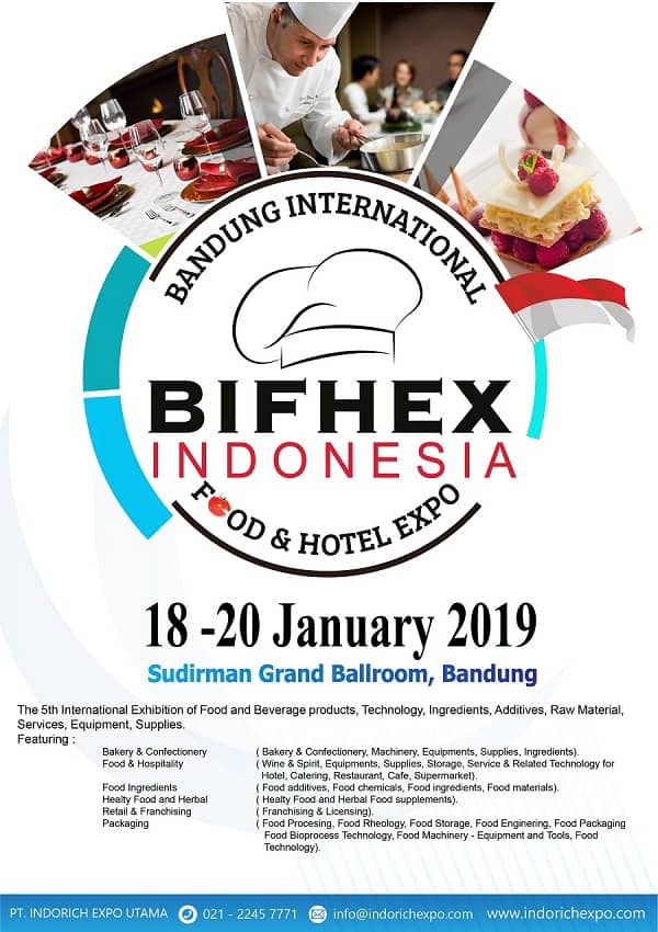 Bandung International Food dan Hotel Expo (BIFHEX Indonesia) 2019
