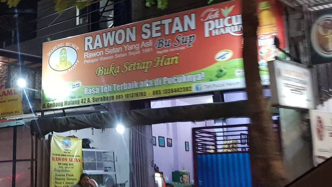 Rawon Setan Warung Bu Sup, Kuliner Lezat Asli Surabaya
